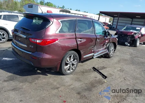 2013 Infiniti Jx35 z USA, uszkodzony, nr VIN 5N1AL0MN7DC315296